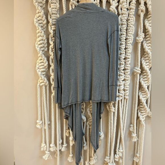 Caslon Off Duty Gray Long Convertible Cardigan - Picture 9 of 15